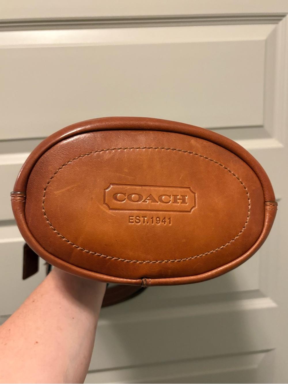 Coach EUC Y2K 2008 Bleecker Duffle 11422 in Cognac/Whiskey - Picture 4 of 11
